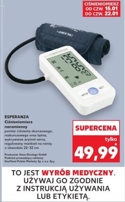 Ciśnieniomierz naramienny  promocja w Kaufland