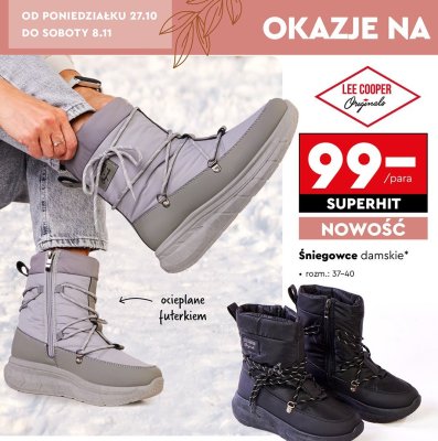 Śniegowce damskie promocja w Biedronka