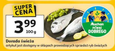 Dorada świeża promocja w Auchan