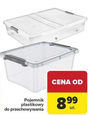 Pojemnik plastikowy do przechowywania promocja w Carrefour