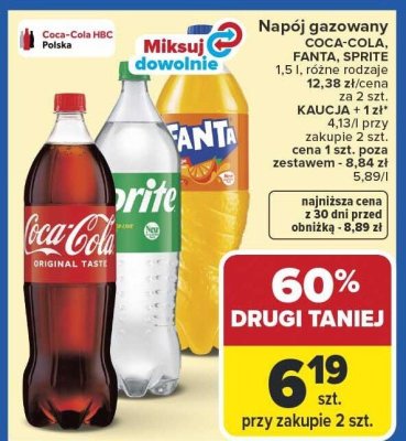 Napój gazowany Coca-Cola, Fanta, Sprite Coca-Cola HBC Polska promocja