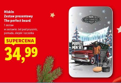 Zestaw prezentowy The perfect beard promocja w Lidl