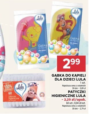 Gąbka do kąpieli dla dzieci Lula promocja w Stokrotka