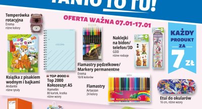 Temperówka rotacyjna Erema różne kolory promocja w Leclerc