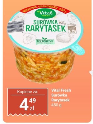 Surówka Rarytasek Vital Fresh promocja w Biedronka