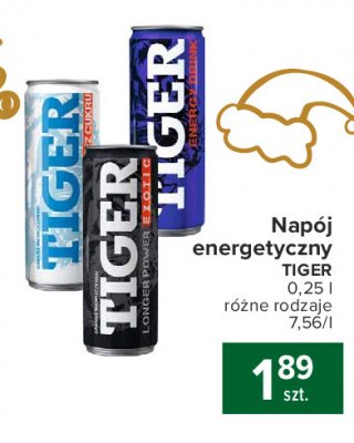 Napój longer power exotic Tiger energy drink promocja