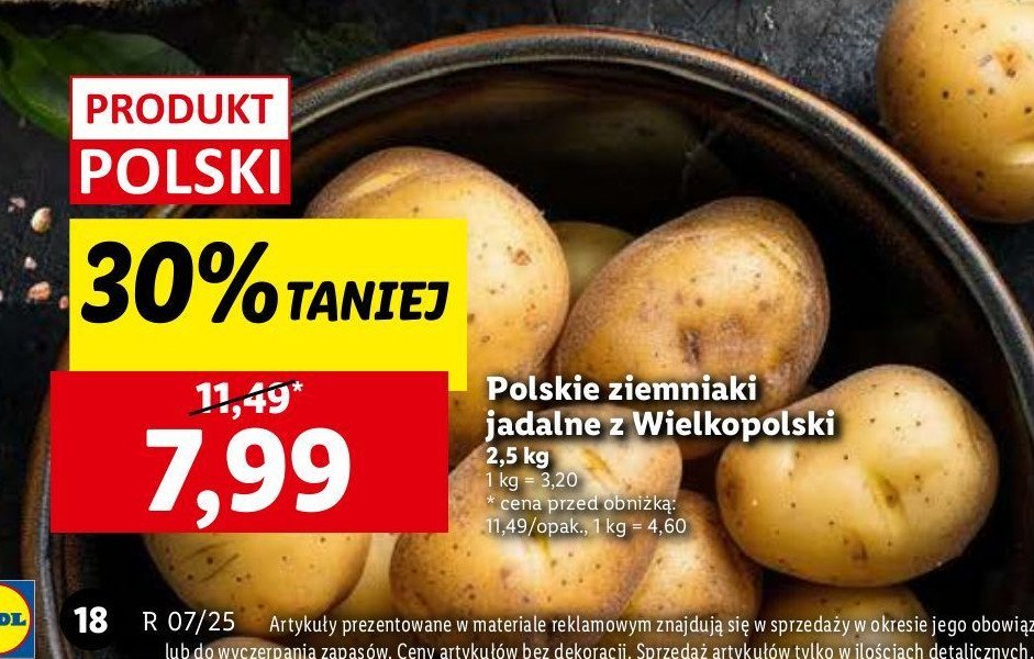 Ziemniaki z wielkopolski Ryneczek lidla promocja