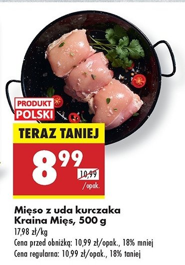Mięso z uda kurczaka Kraina mięs promocja