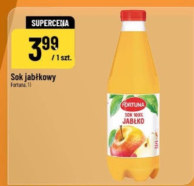 Sok jabłkowy Fortuna promocja w POLOmarket