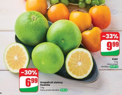 Grapefruit zielony Sweetie promocja w Dino