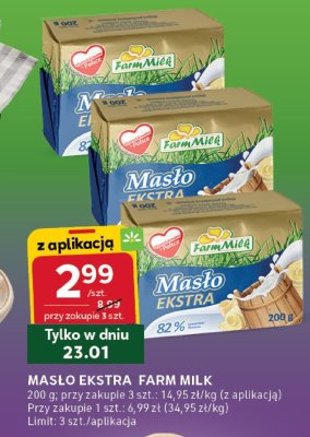 Masło Ekstra  promocja w Stokrotka