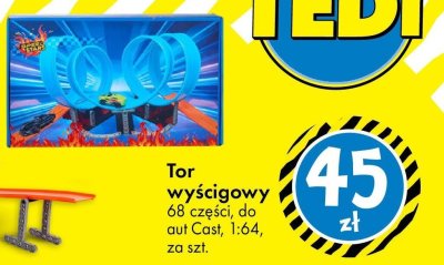 Tor wyścigowy TEDi 68 części promocja w Tedi
