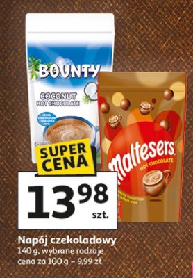 Napój czekoladowy Bounty lub Maltesers, 140 g, wybrane rodzaje promocja w Auchan