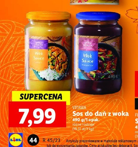 Sos do da艅 z woka jasny Vitasia promocja