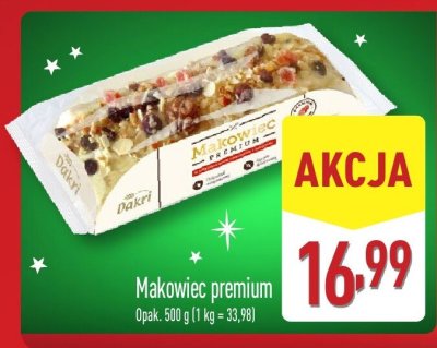Makowiec premium promocja w Aldi