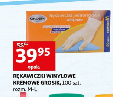 Rękawiczki winylowe rozm. m Grosik promocja