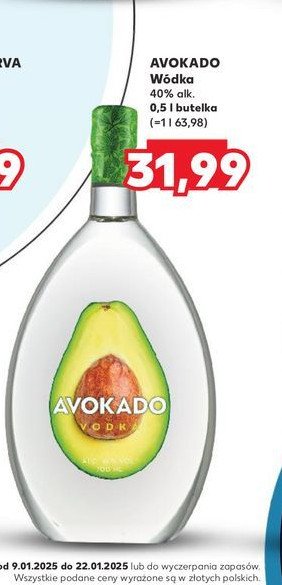 Wódka Avokado vodka promocja