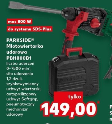 Młotowiertarka udarowa PBH800B1 Parkside promocja w Kaufland