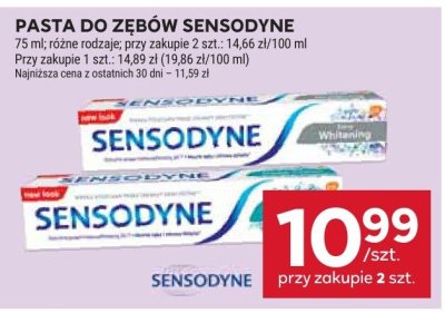 Pasta do zębów Sensodyne różne rodzaje promocja w Stokrotka