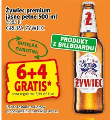 Piwo Żywiec premium jasne pełne 500 ml promocja w Prim Market