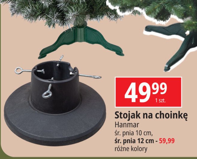 Stojak na choinkę śr. pnia 10 cm Hanmar promocja