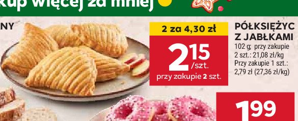 Półksiężyc z jabłkami promocja