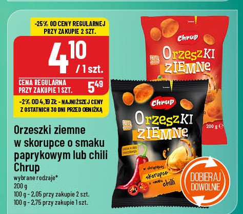 Orzeszki o smaku paprykowym Chrup promocja