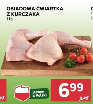 Obiadowa ćwiartka z kurczaka promocja w Stokrotka
