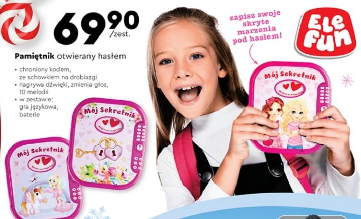 Pami臋tnik m贸j sekretnik Elefun promocja