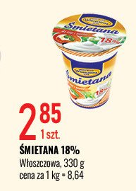 艢mietana 18 % W艂oszczowa promocja
