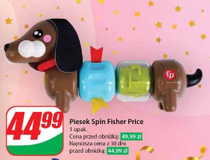 Piesek spin Fisher-price promocja w Dino