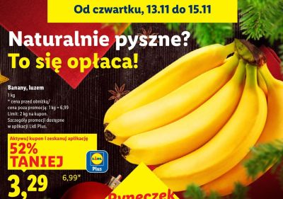 Banany, luzem promocja w Lidl