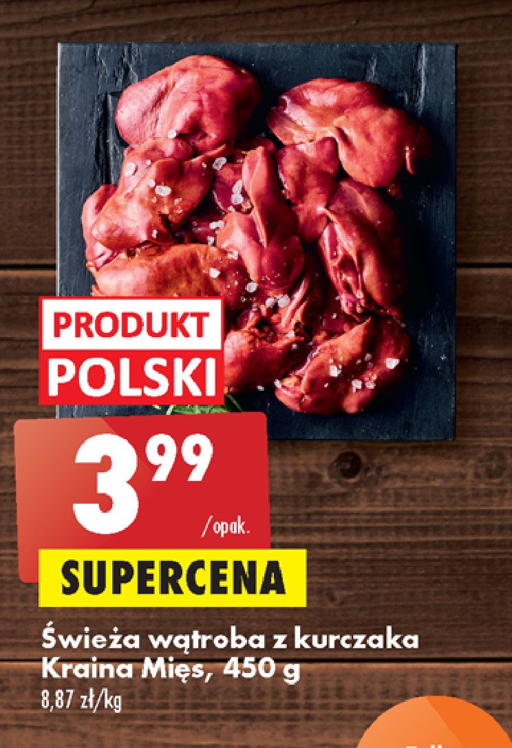 Wątroba świeża z kurcząt Kraina mięs promocja