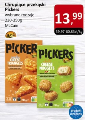 Chrupiące przekąski Pickers wybrane rodzaje McCain 230-350g promocja w Market Point