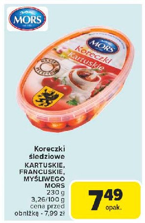 Koreczki 艣ledziowe my艣liwego Mors ryby promocja