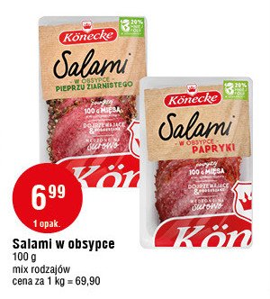 Salami z pieprzem ziarnistym Koneckie promocja