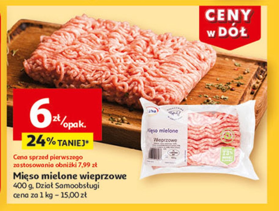 Mięso mielone wieprzowe Skiba promocja