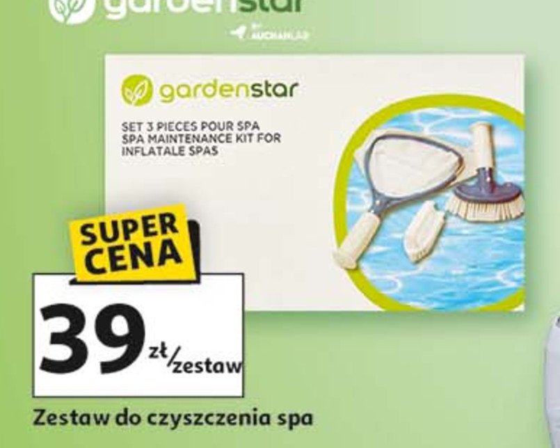 Zestaw do czyszczenia spa Garden star promocja