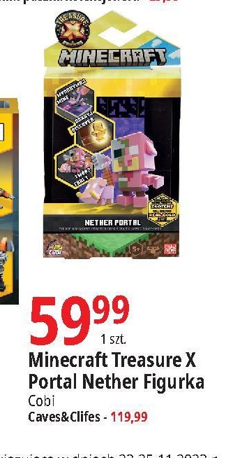 Figurka minecraft treasure x caves & clifes Cobi promocja