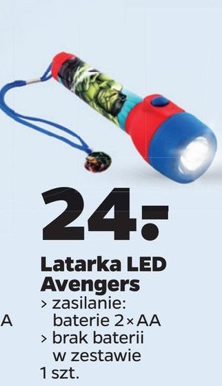 Latarka led avengers promocja