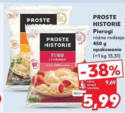 Pierogi różne rodzaje promocja w Kaufland