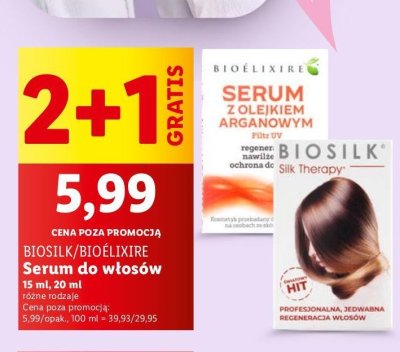 Serum z olejkiem arganowym Bioelixire promocja