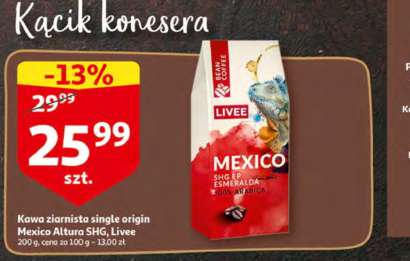 Kawa mexico altura Livee promocja