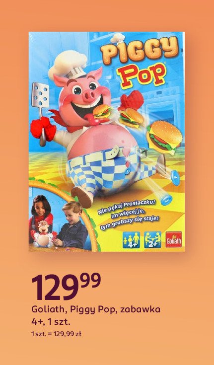 Piggy pop gra Goliath promocja w Rossmann