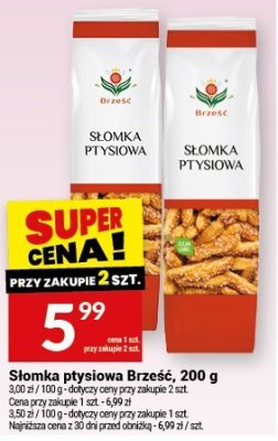 Słomka pływsiowa Brześćć promocja w Twój Market