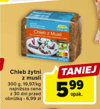 Chleb z musli Mestemacher promocja