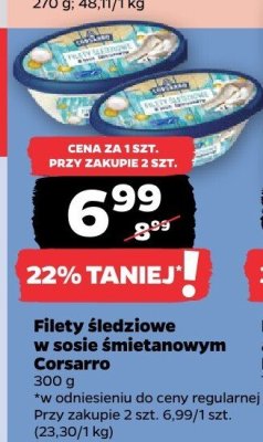 Filety śledziowe w sosie śmietanowym  promocja w Netto