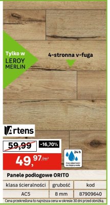 Panele podłogowe ORITO promocja w Leroy Merlin