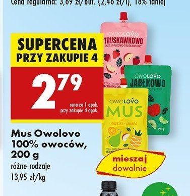 Mus ananasowo Owolovo promocja
