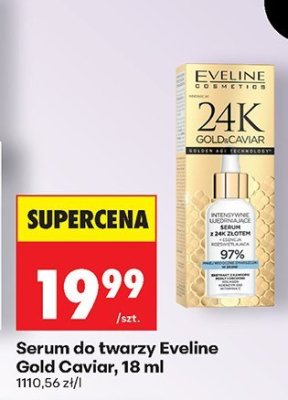 Serum do twarzy Eveline Gold Caviar, 18 ml promocja w Biedronka